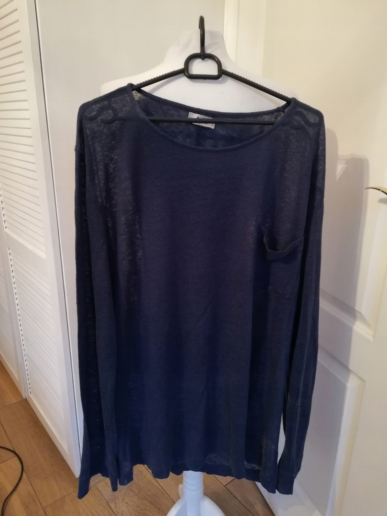 Bluzka len ACNE L oversize