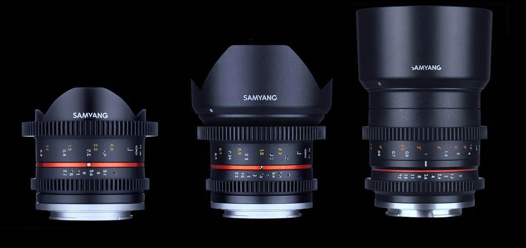 Samyang Cine Canon NF 3 obiektywy filmowe