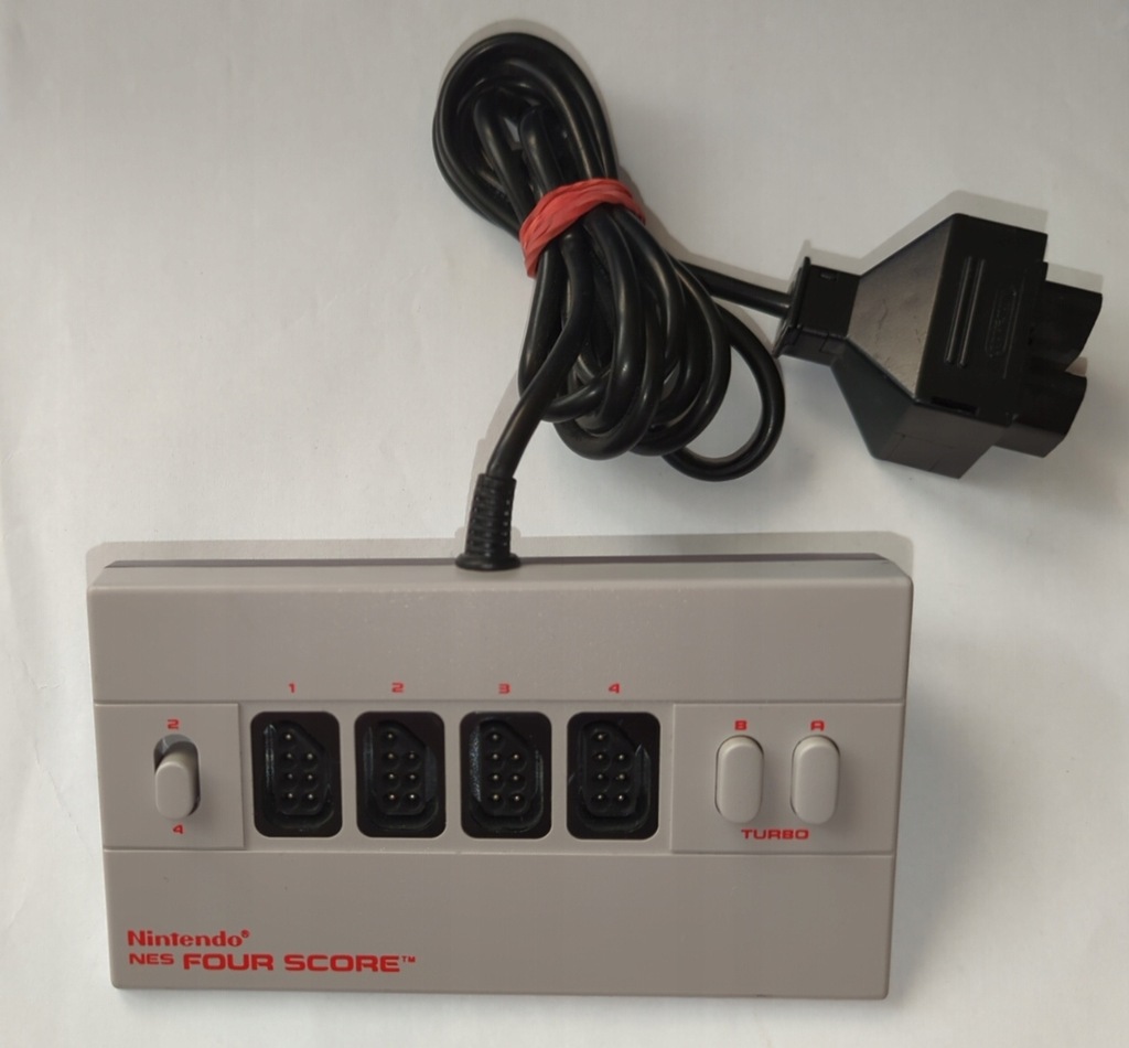 Nintendo NES four score multitap multi tap 4x pady