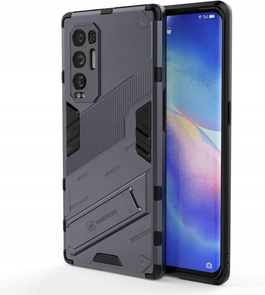 Wytrzymały pokrowiec na telefon Oppo Find X3 Neo Etui, [Styl Punk] PC/TPU U