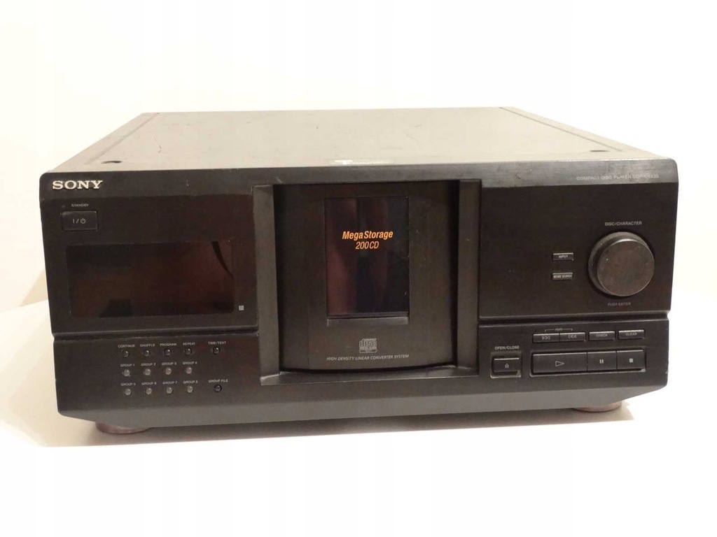 SONY CDP-CX235 - ZMIENIARKA 200CD - USZKODZONA