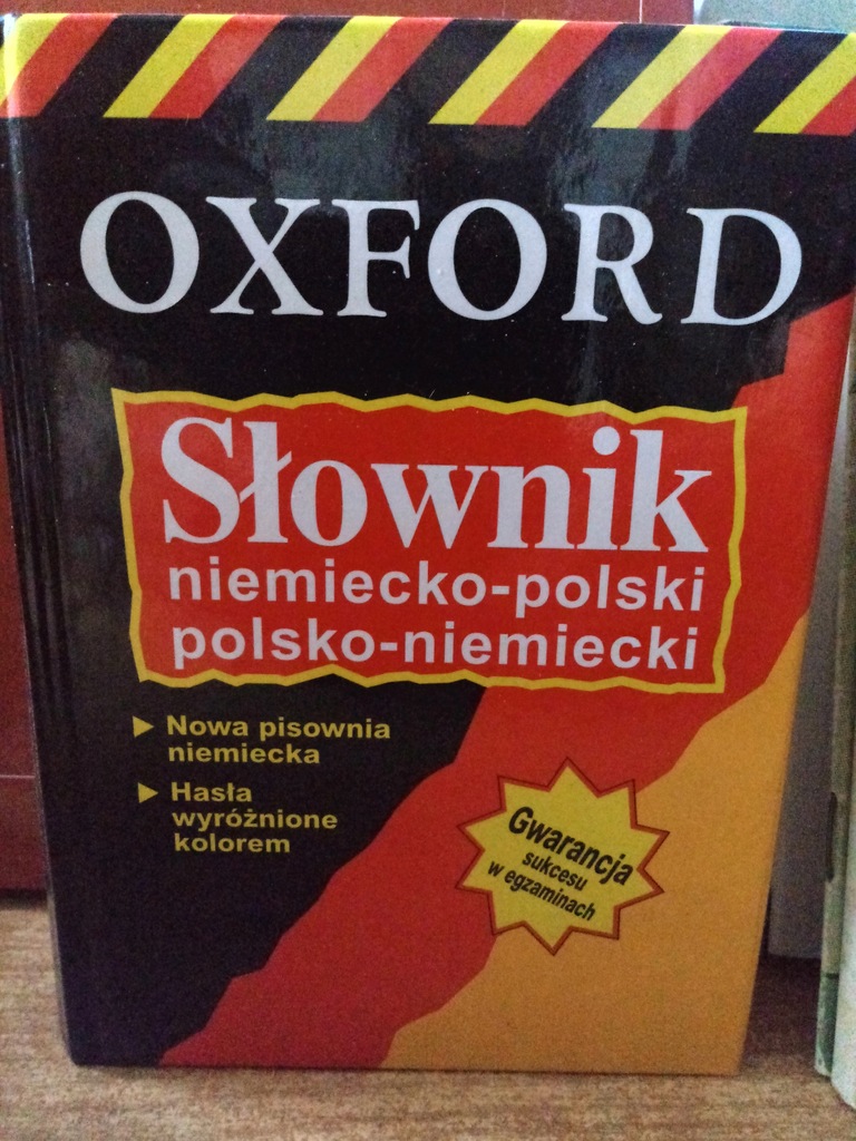 Słownik niemiecko-polski polsko-niemiecki OXFORD / b