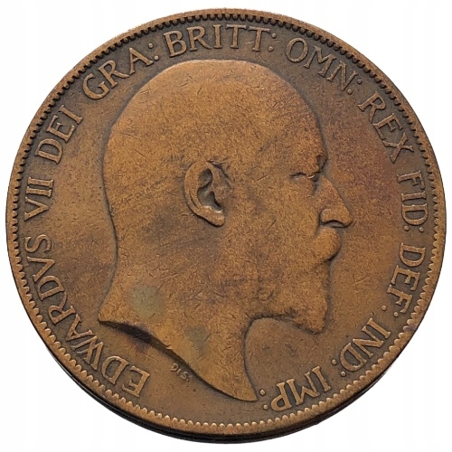 66861. Wielka Brytania, 1 pens, 1902r.