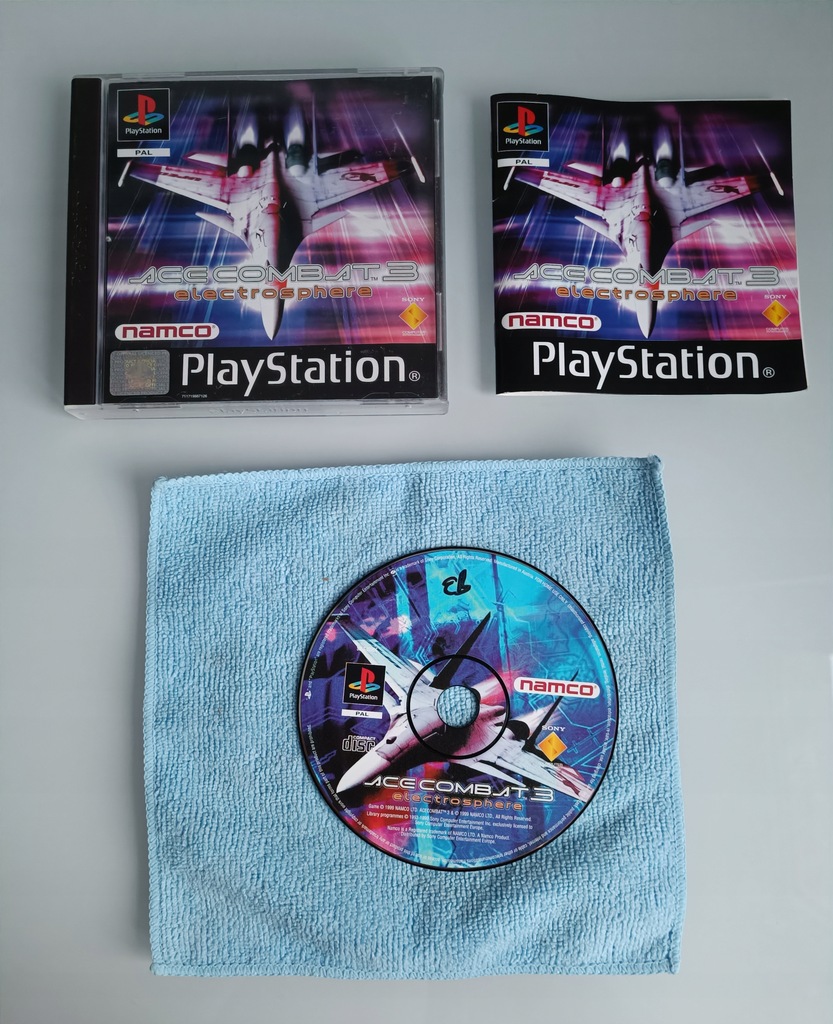 Ace Combat 3: Electrosphere PSX PS1 KOMPLETNA PLAYSTATION