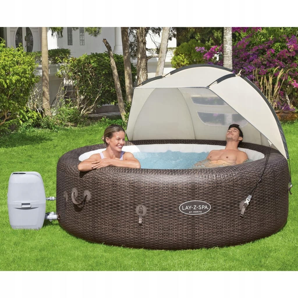 Bestway Zadaszenie do basenu spa Lay-Z-Spa, 183x94x109 cm