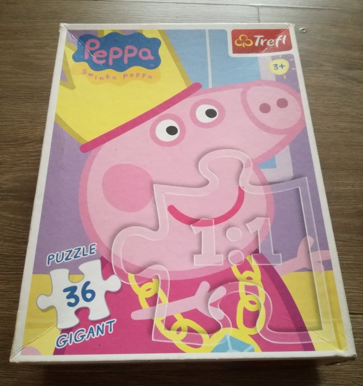 Puzzle Trefl Gigant Świnka Peppa 36el 3+