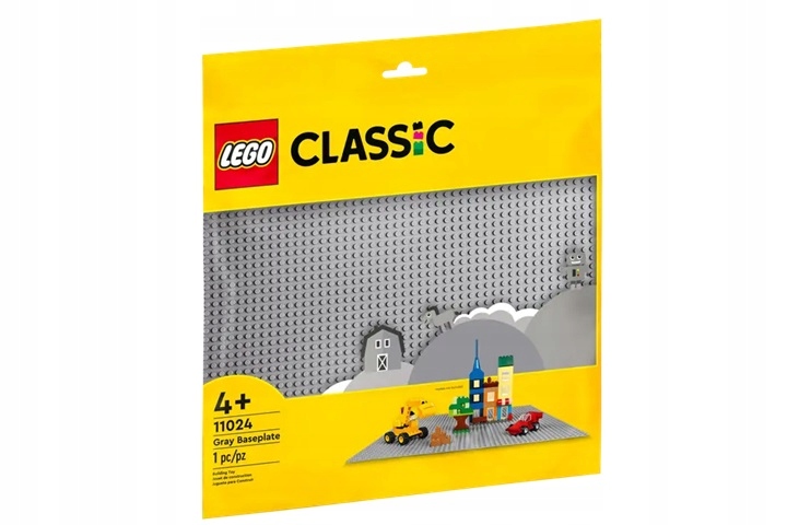 *****LEGO CLASSIC 4+ Szara płytka konstr.11024, LEGO, 197487.