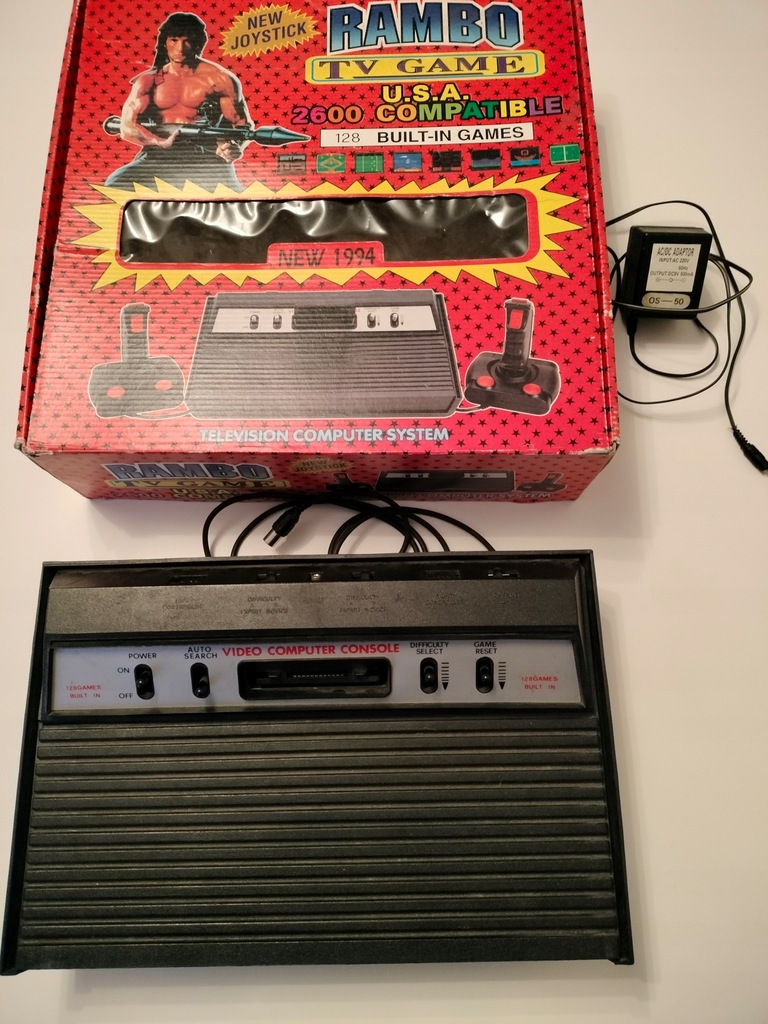 Konsola Rambo klon Atari 2600 z 1994 r.