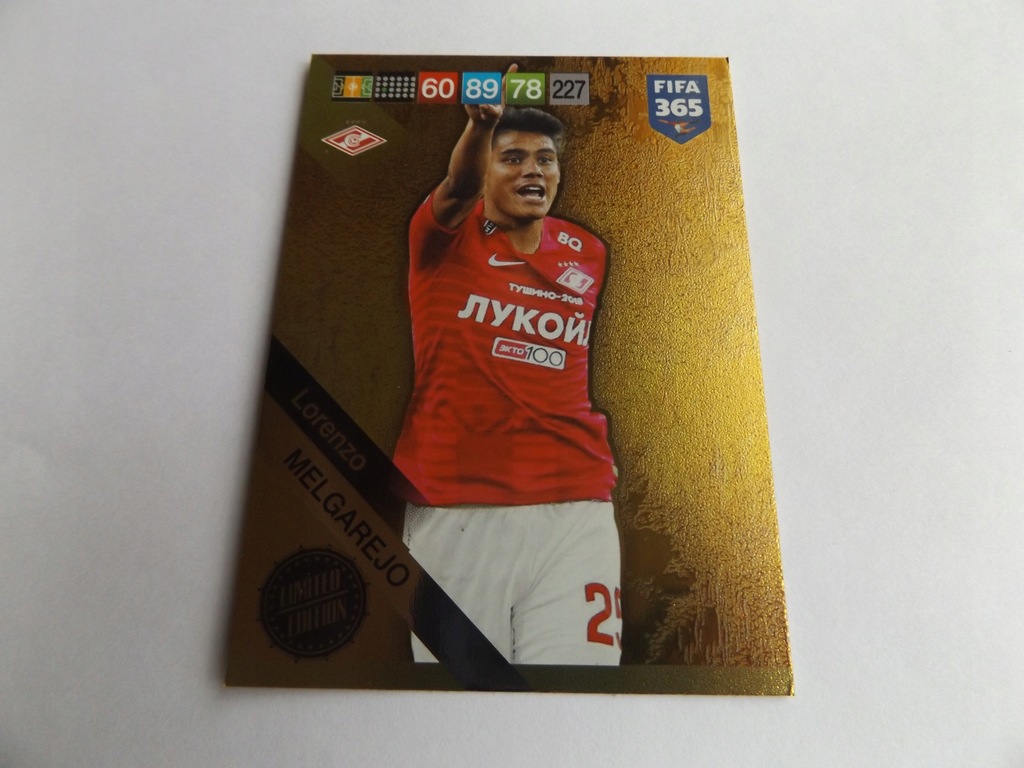 PANINI FIFA 365 2019 UPDATE LIMITED MELGAREJO