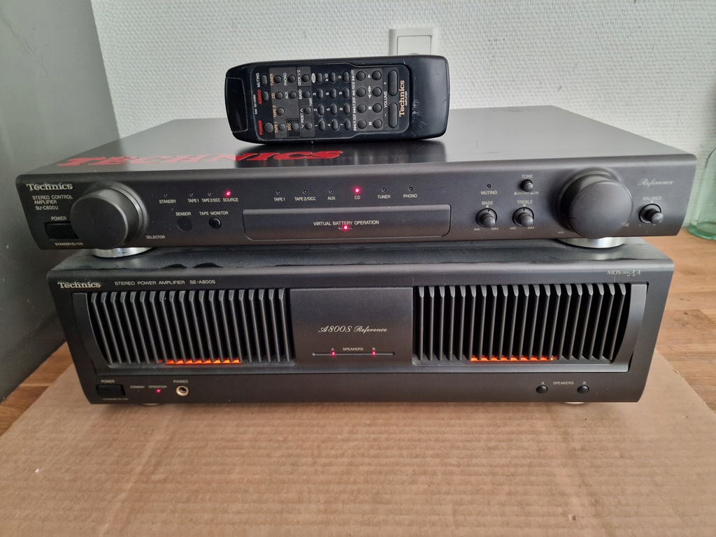 TECHNICS SU-C800U+SE-A800S (przedwzm wzmacniacz)