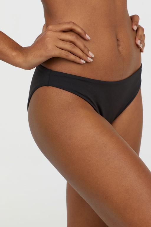 P5C142 H&M__MJ9 CZARNE BIKINI DÓŁ__XL