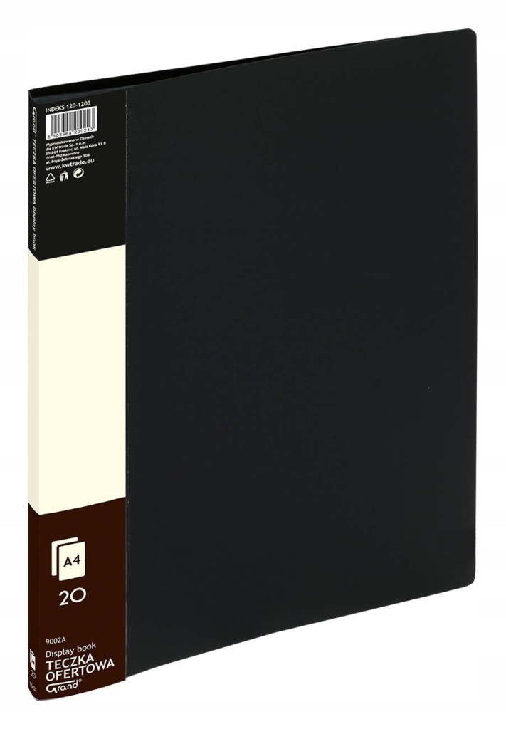 TECZKA OFERTOWA 20 KOSZULEK CZARNA