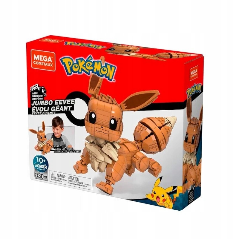 Klocki Duży Eevee Pokemon do zbudowania