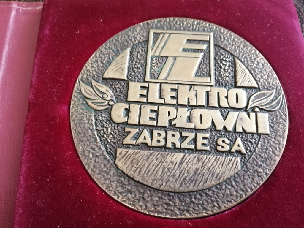 Elektrociepłownia Zabrze 100-lecie medal PRL1997r