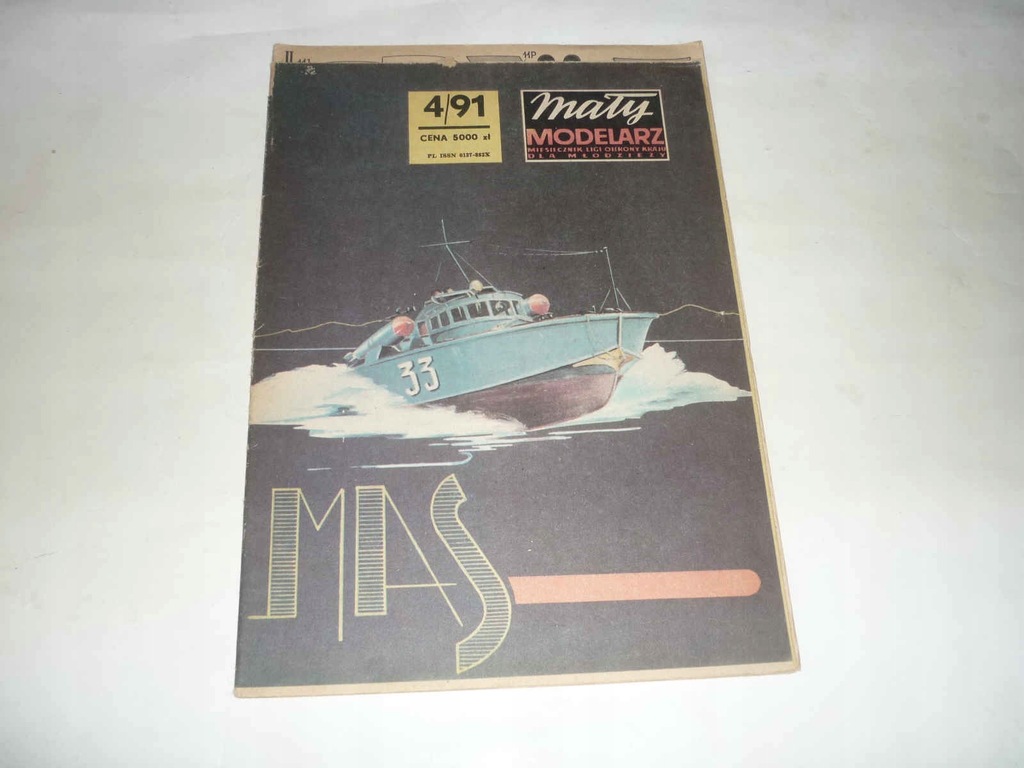 Mały Modelarz 4/1991 włoski kuter torpedowy MAS