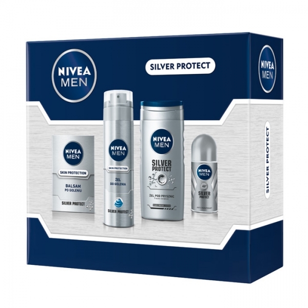 Zestaw kosmetyków Nivea Men Silver Protect