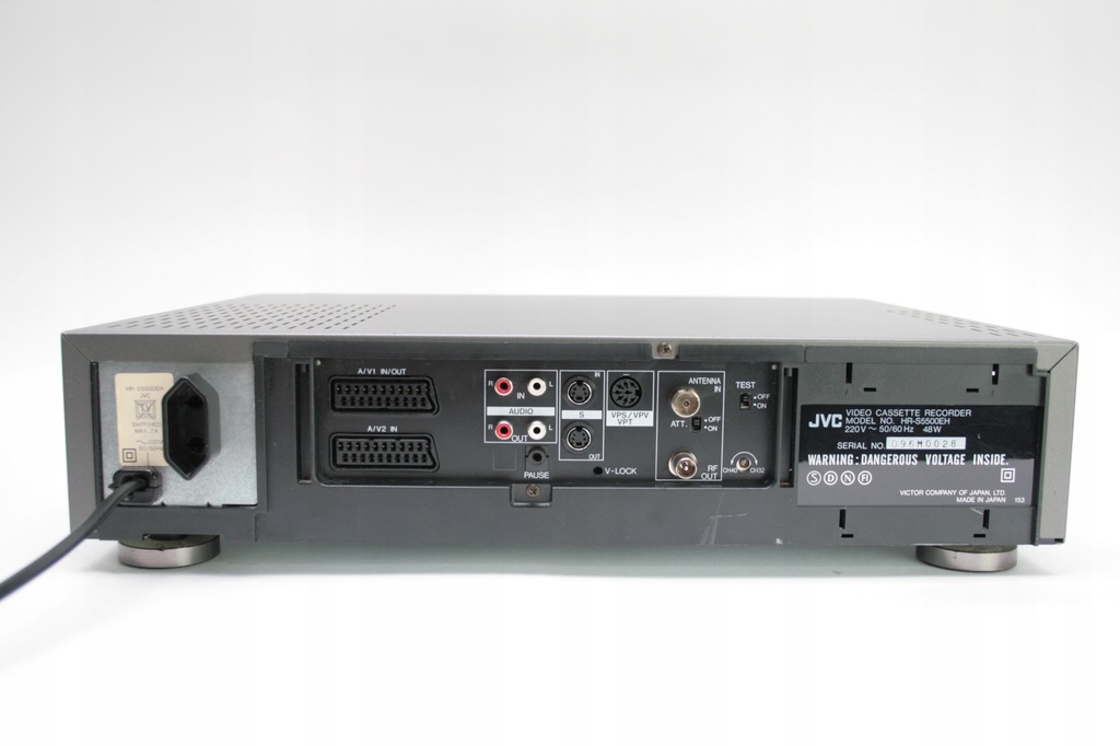 Купить Hi-Fi видеомагнитофон JVC HR-S5500EH S-VHS: отзывы, фото, характеристики в интерне-магазине Aredi.ru