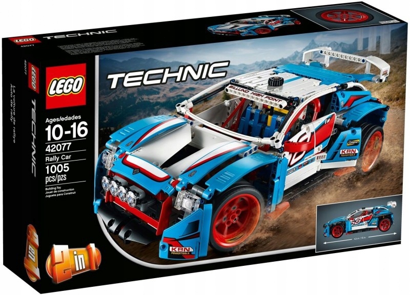 LEGO Technic Niebieska wyscigówka