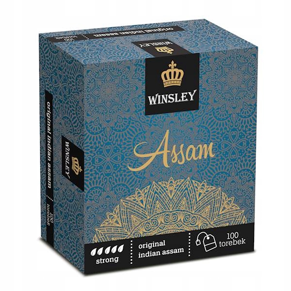 WINSLEY Original Indian Assam herbata czarna 100tb