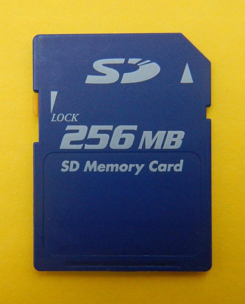 SD 256 MB --- MADE IN TAIWAN