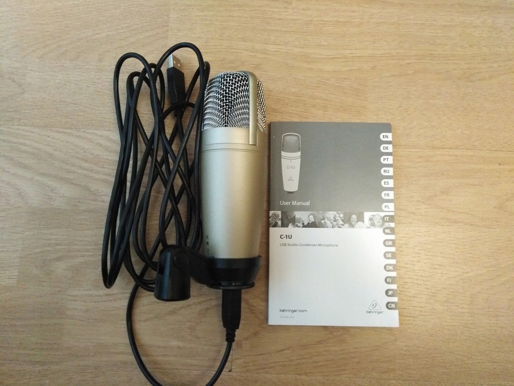 Mikrofon pojemnościowy Behringer C-1U na USB