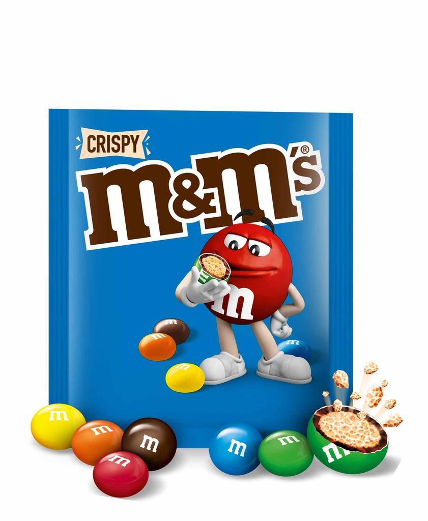 M&M's Crispy Chocolate Pouch 107g