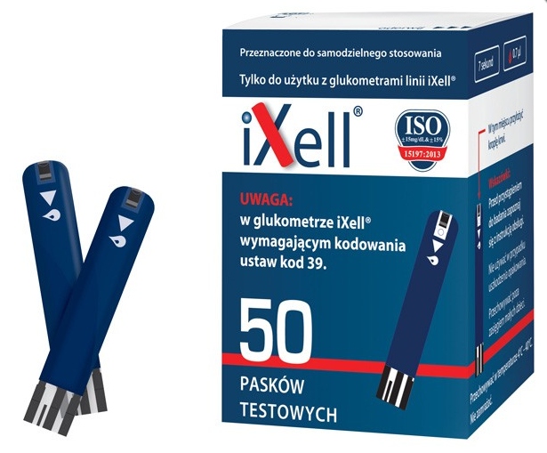 iXell Paski testowe do pomiaru glukozy 50 sztuk