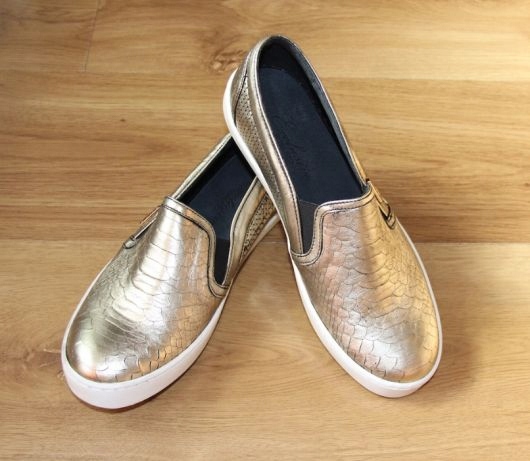 baleriny slip on skora zlote 38 rylko hogl roberto