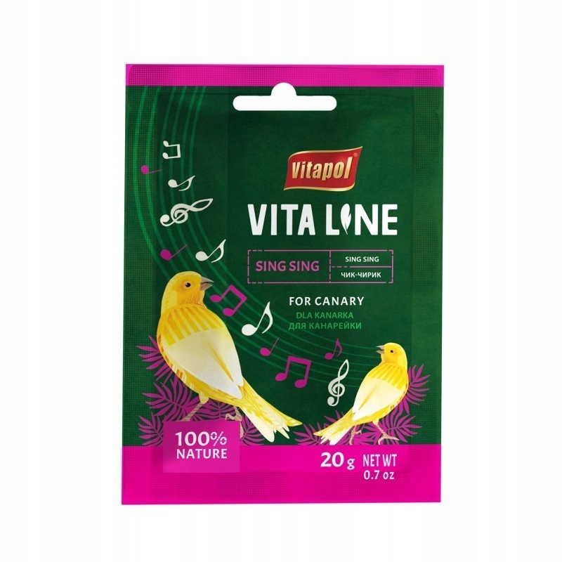 Vitapol Vitaline Sing Sing mieszanka wspomagająca śpiewanie 20g ZVP-2541