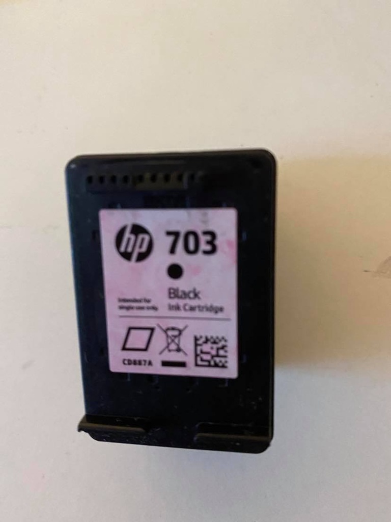 Купить HP CARTRIDGE INK 703 ЧЕРНЫЙ CD887A ОРИГИНАЛ ПУСТОЙ: отзывы, фото, характеристики в интерне-магазине Aredi.ru