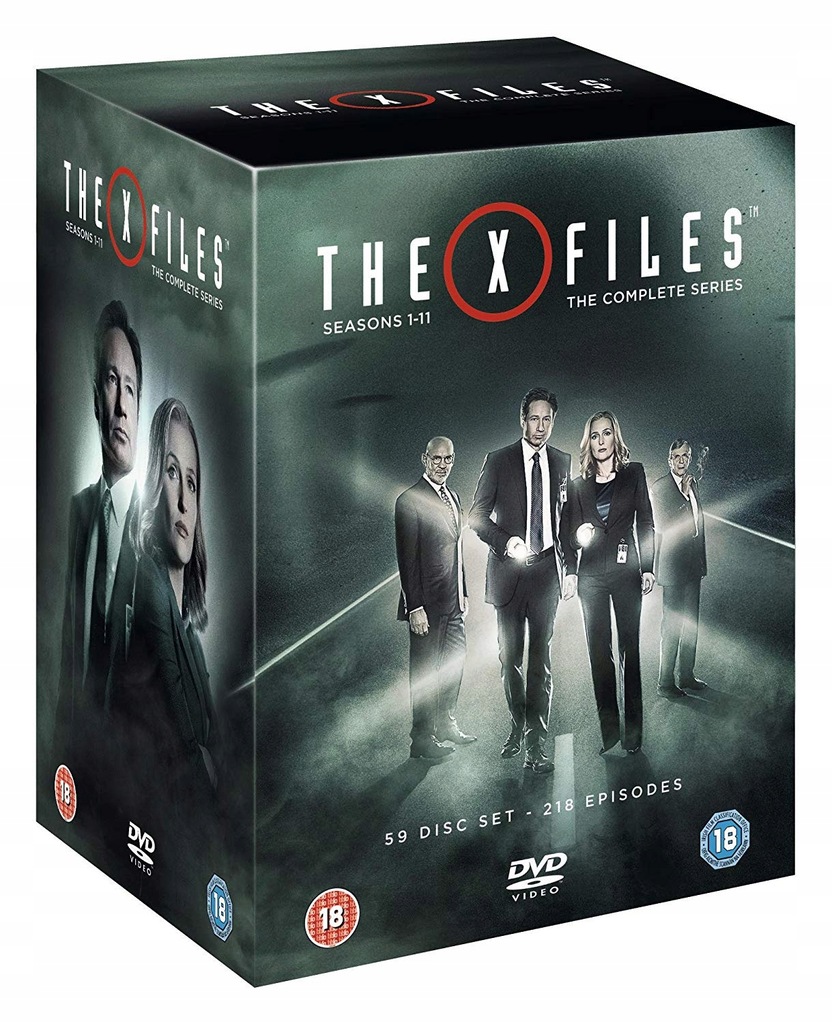 . Z Archiwum X / The X-Files | sezony 1-11 | 59 x DVD | Anderson, Duchovny