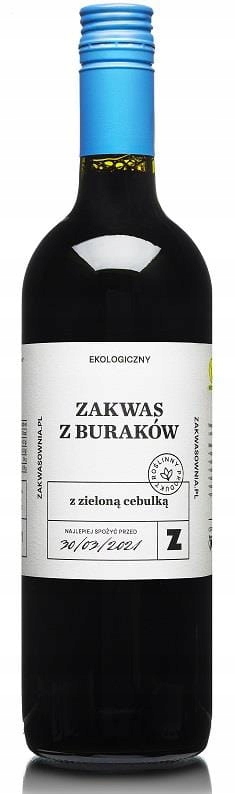 ZAKWAS Z BURAKÓW Z ZIELONĄ CEBULKĄ BEZGLUTENOWY BI