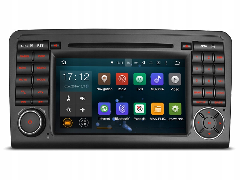 NAWIGACJA ANDROID RADIO MERCEDES ML W164 GL X164