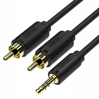 Unitek Kabel miniJack 3,5mm - 2xRCA (M) cinch 1,5m