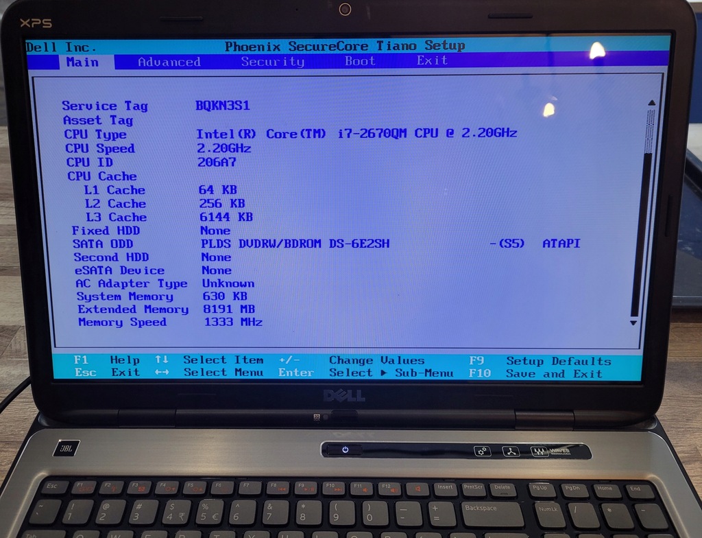 Laptop Dell XPS L702X P09E i7-2670QM Ram 8GB - 12005393606 - oficjalne ...