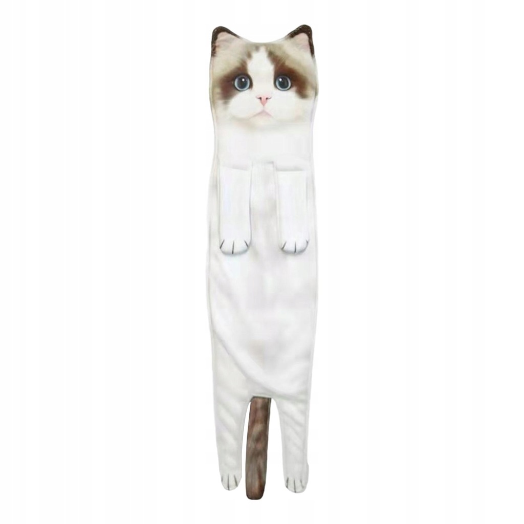 Cat Funny Hand Towel Cute Multipurpose Funny Dish Towel Decorative White