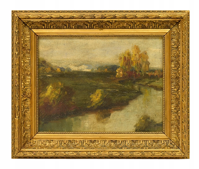 Isaak Lewitan (1860-1900) pejzaż 43x36 cm