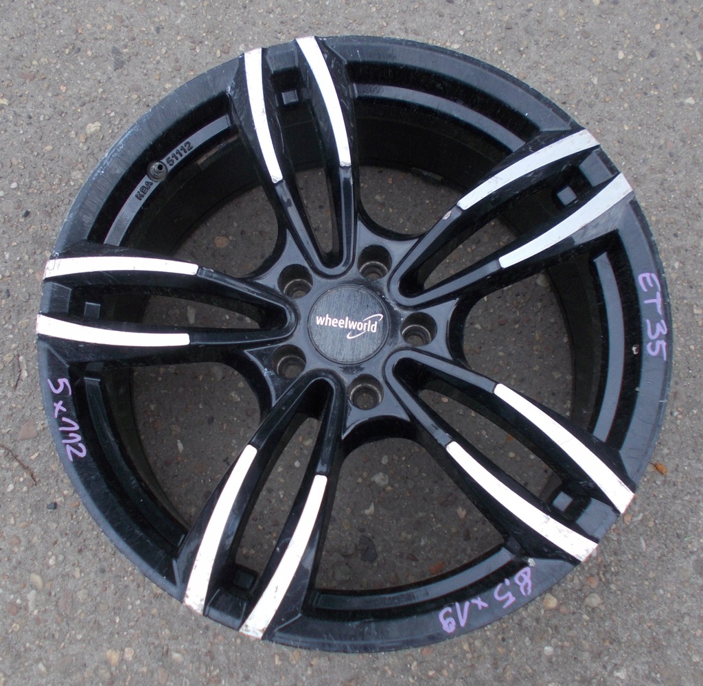 FELGA WHEELWORLD 8,5x19 5x112 ET35 KBA 51112