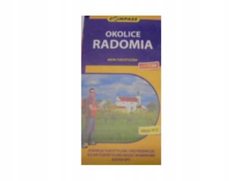 Okolice Radomia mapa turystyczna 1:75 000