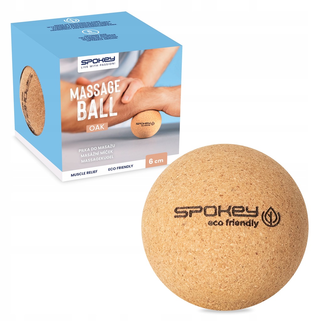 Piłka korkowa do masażu korek OAK Spokey z naturalnego korka