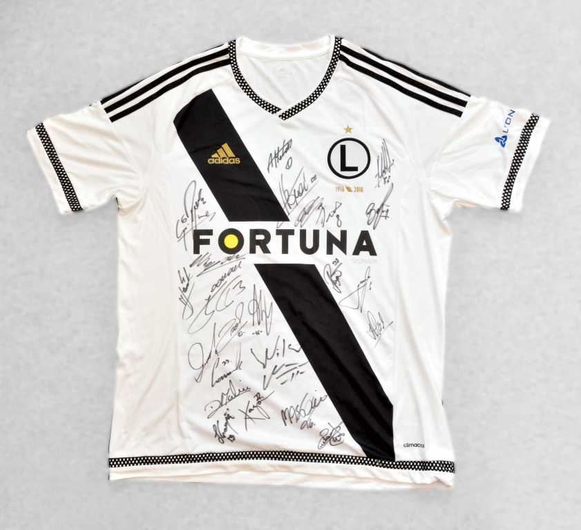 Koszulka LEGIA WARSZAWA autografy