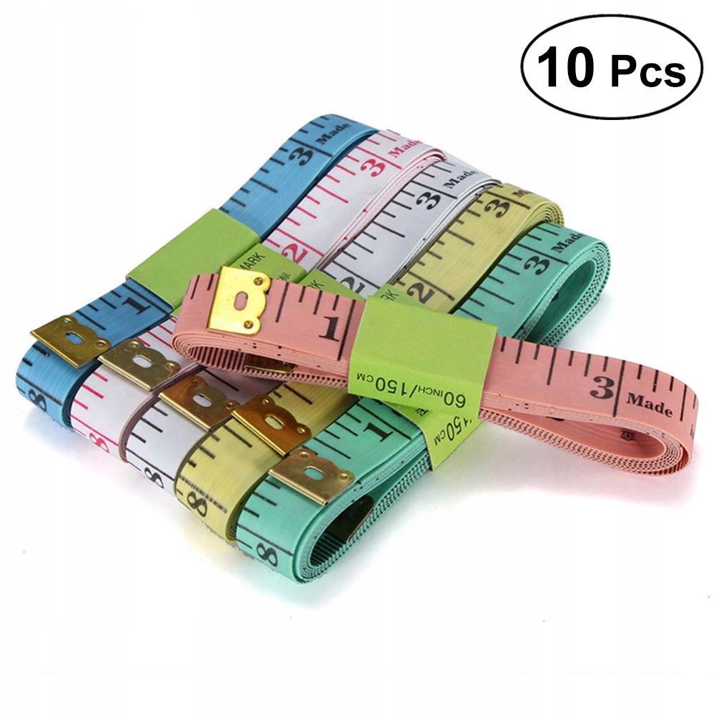 10pcs Soft Tape Measure for Sewing Tailor Cloth Ru