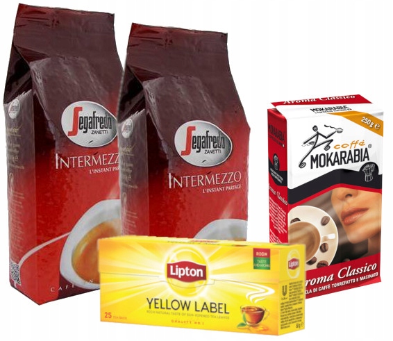 SEGAFREDO Intermezzo Kawa Ziarnista 2kg + GRATIS