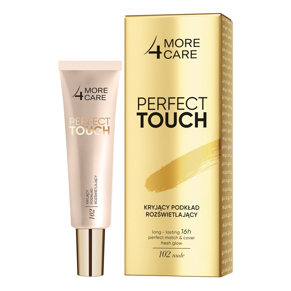 More4Care Perfect Touch Kryjący podkład rozświetlający 102