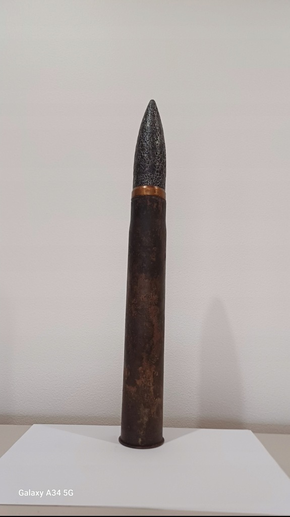 Pocisk wraz z łuską 45mm p-panc