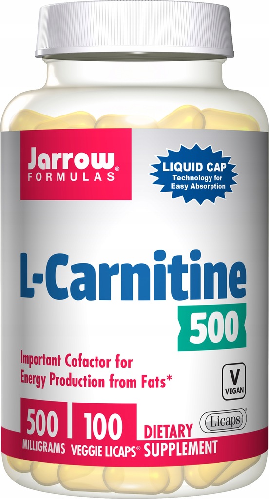 L-Karnityna 500 mg - Vege licaps (100 kaps.)