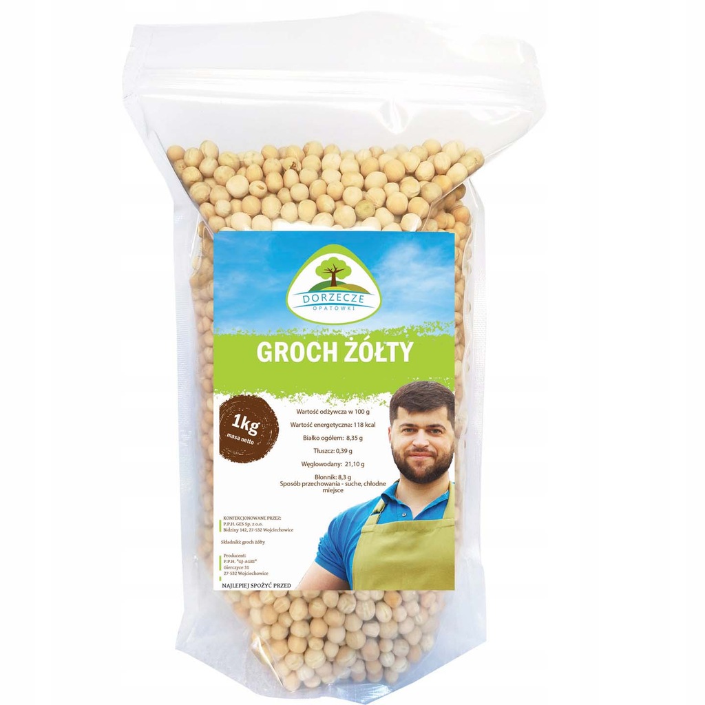 GROCH ŻÓŁTY 1 kg Dorzecze Opatówki