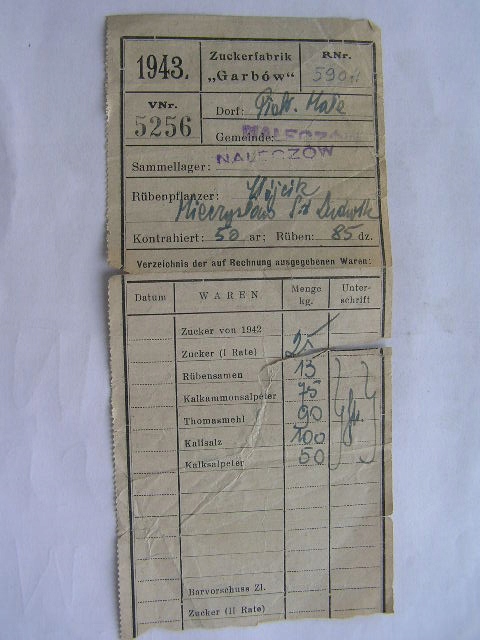 GG 1944 - CUKROWNIA GARBÓW