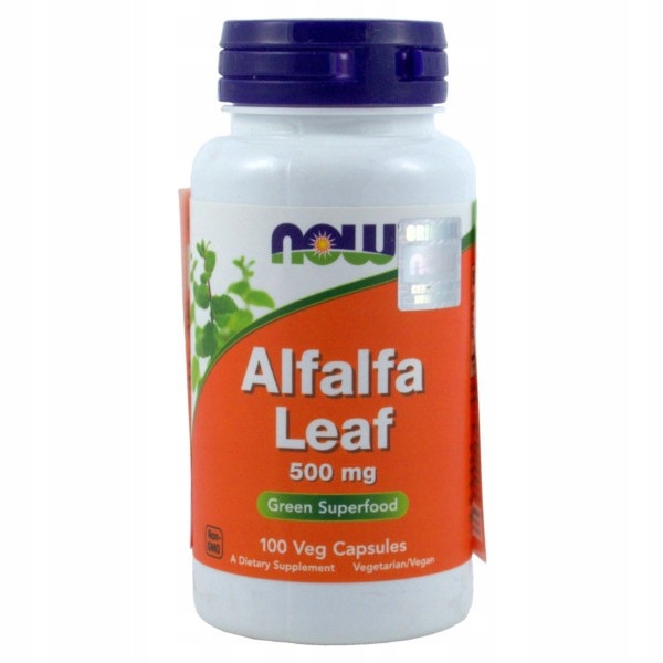Now Foods Alfalfa Lead 500mg suplement diety 100 k
