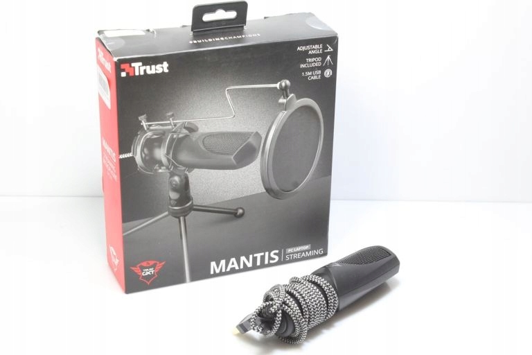 MIKROFON TRUST MANTIS GXT 232 ŚWIETNY STAN!